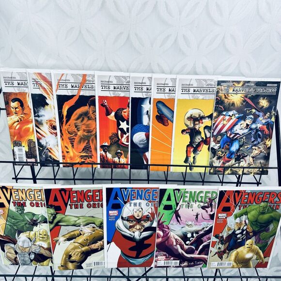 Avengers The Origin 1-5 & The Marvels Project 1-8 Lot Invaders - Picture 1 of 7